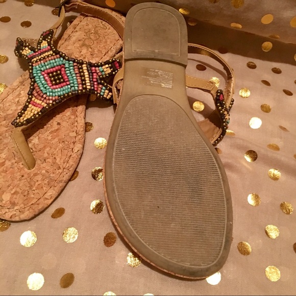 Beaded Sandals by Sugar - EUC - Picture 3 of 3